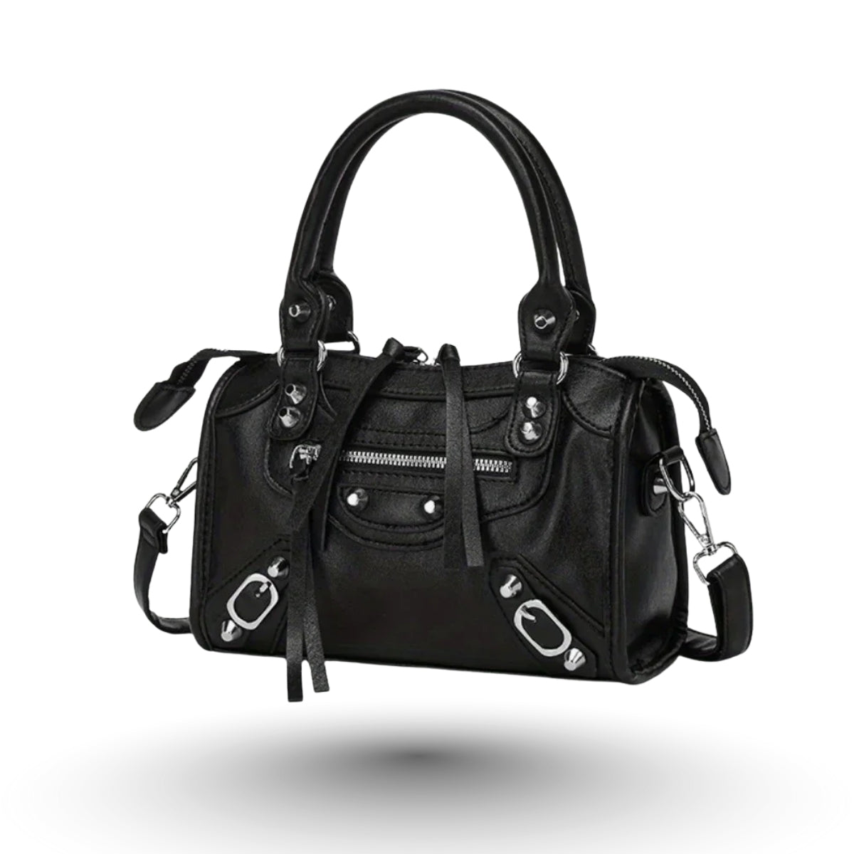 MELISSA - Petit Sac à Main Rétro en Cuir