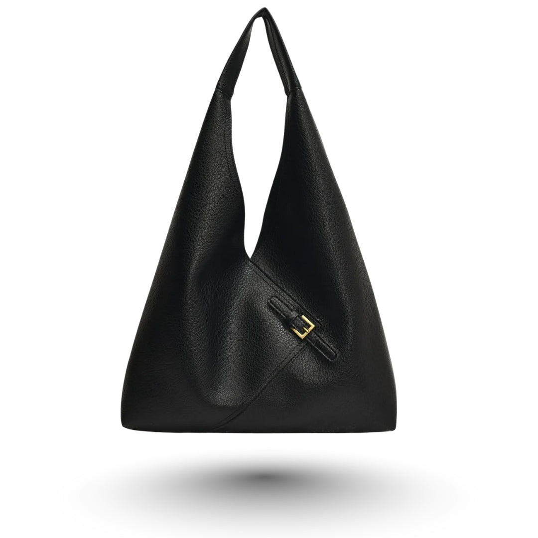 ALICIA – Grand sac cuir souple noir, spacieux et élégant pour ordinateur et cahiers