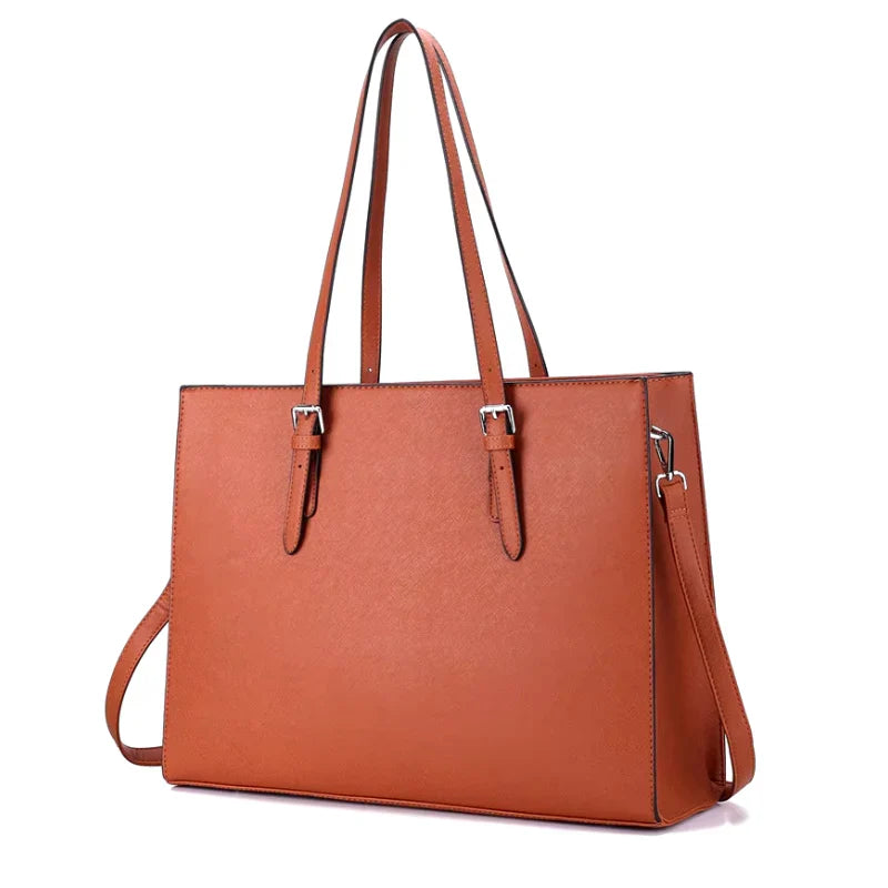 Sac à main GIA grand format, design simple et tendance, en cuir, idéal pour un usage quotidien avec style