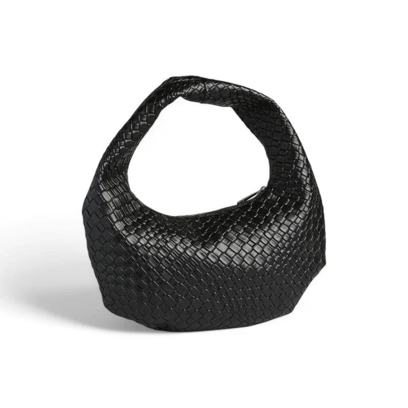 sac KAM petit sac à main cuir noir élégant, format compact et chic, idéal pour sorties, soirées et rendez-vous avec style