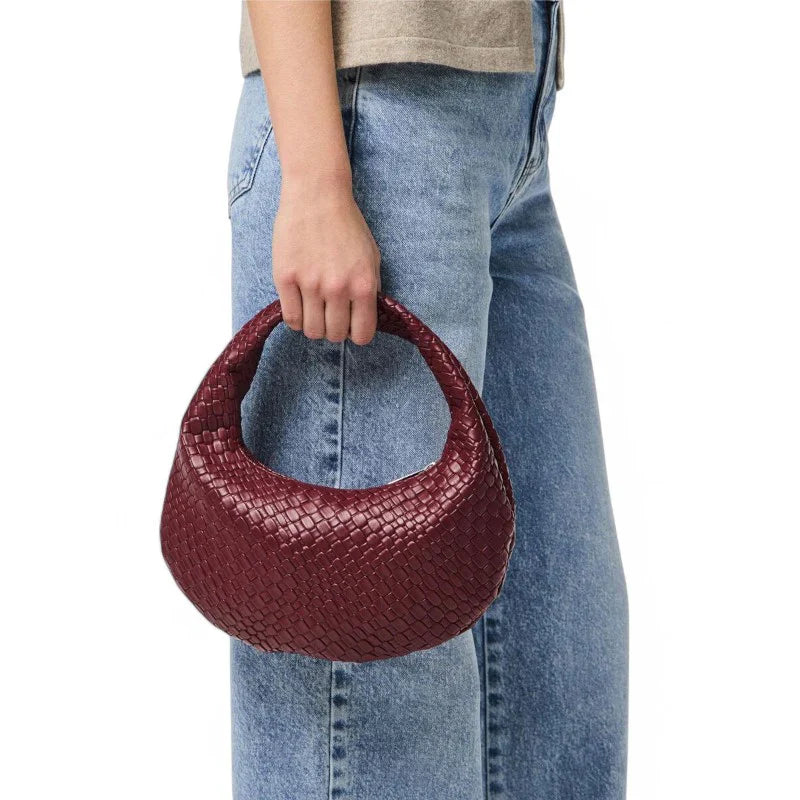 sac KAM petit sac à main cuir rouge élégant, format compact et chic, idéal pour sorties, soirées et rendez-vous avec style
