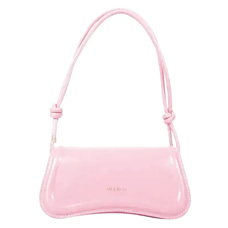 Sac à main LIVIA rose petit format porté épaule et bandoulière, design raffiné et compact, idéal pour vos essentiels quotidiens avec style