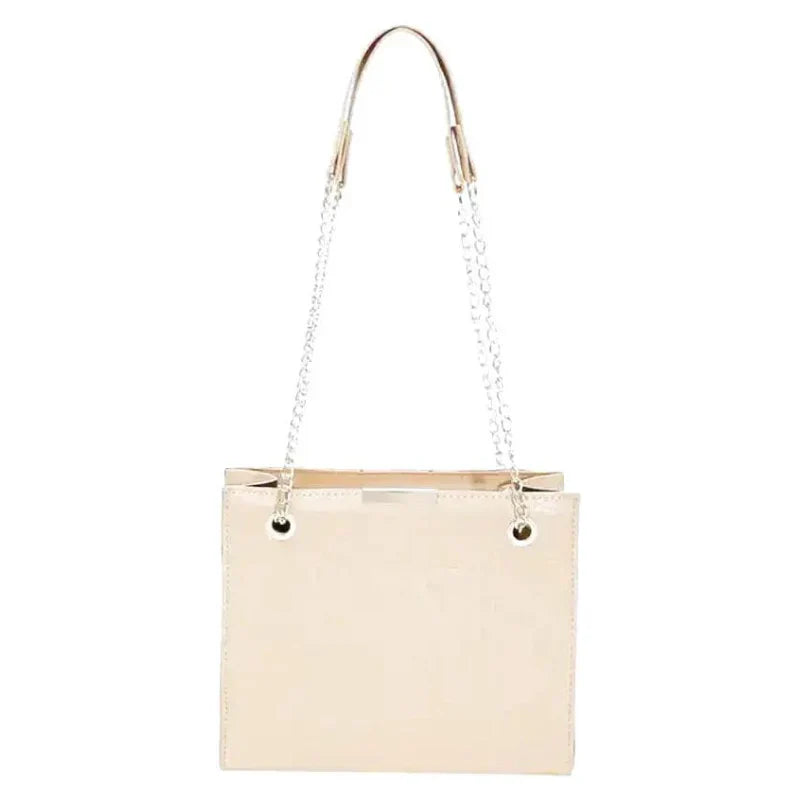 VALOMA - Grand Sac à Main Croco en Cuir